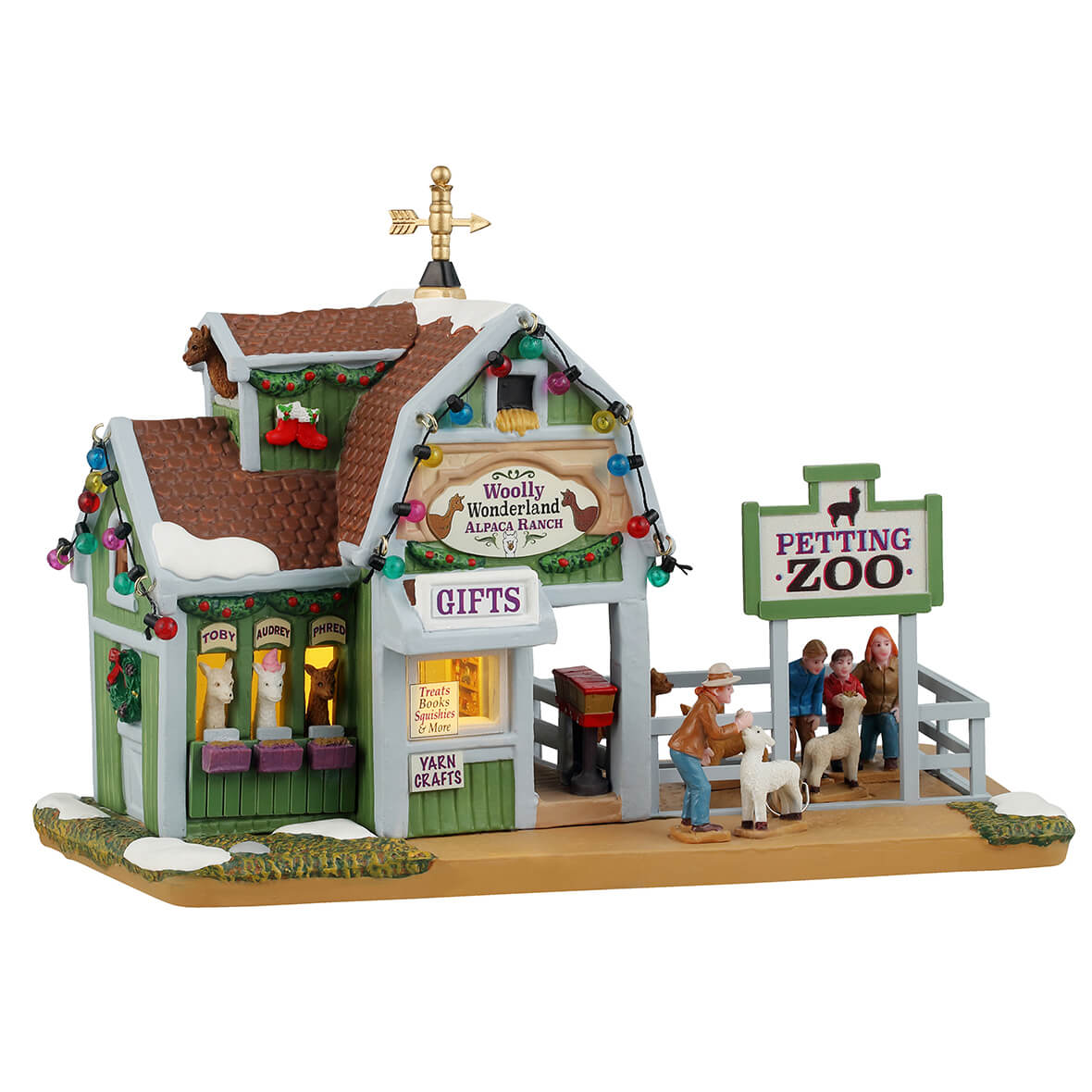 Lemax© Harvest Crossing Village™: Woolly Wonderland Alpaca Ranch