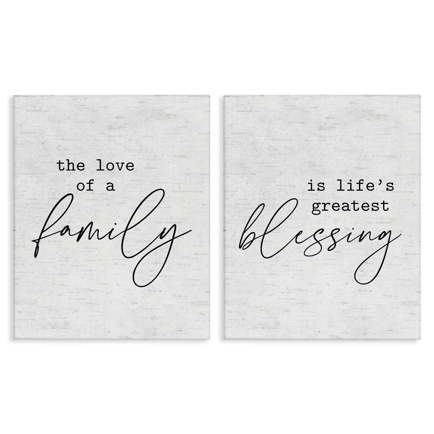 Stupell Industries Life&#x27;s Greatest Blessing Quote Canvas Wall Art