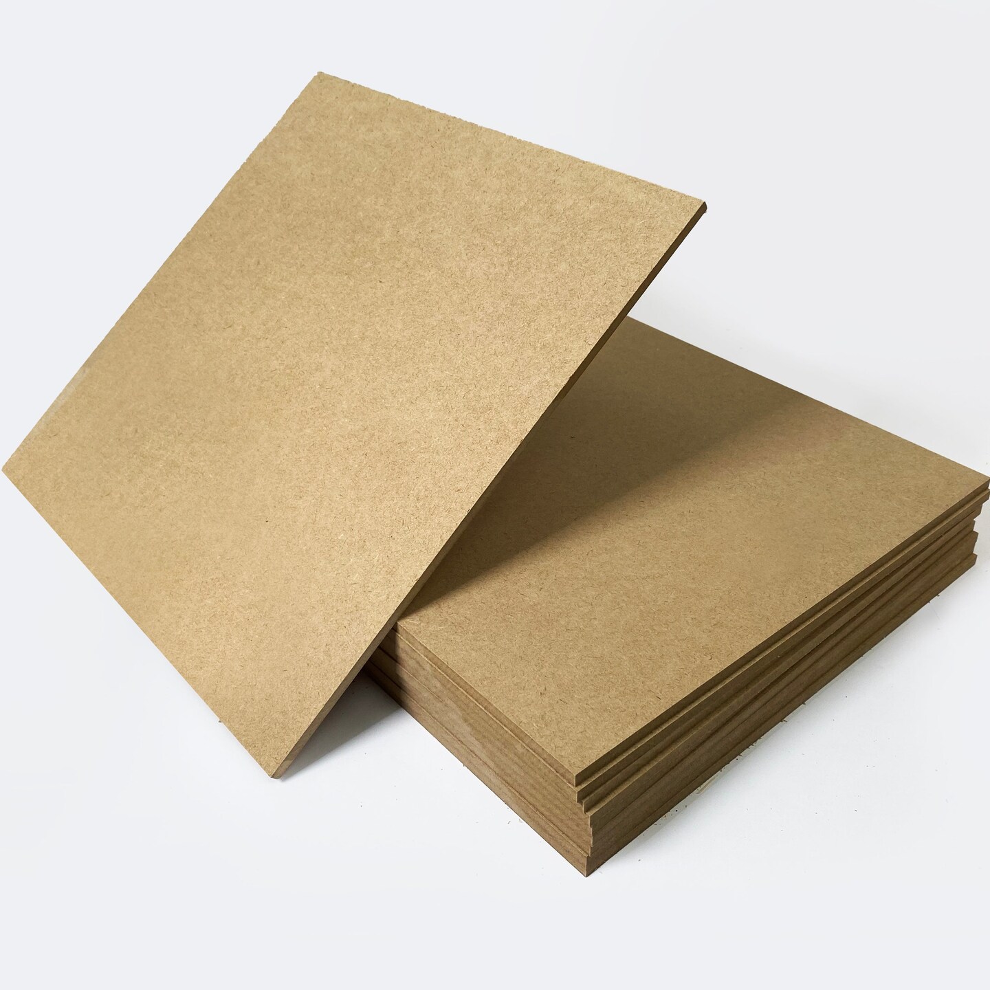 3mm or 6mm MDF (Medium Density Fibreboard), 12x12, 12x19, 16x24, Unfinished | for Laser Engraving, CNC, Wood Burning, Router, Scroll Saw.