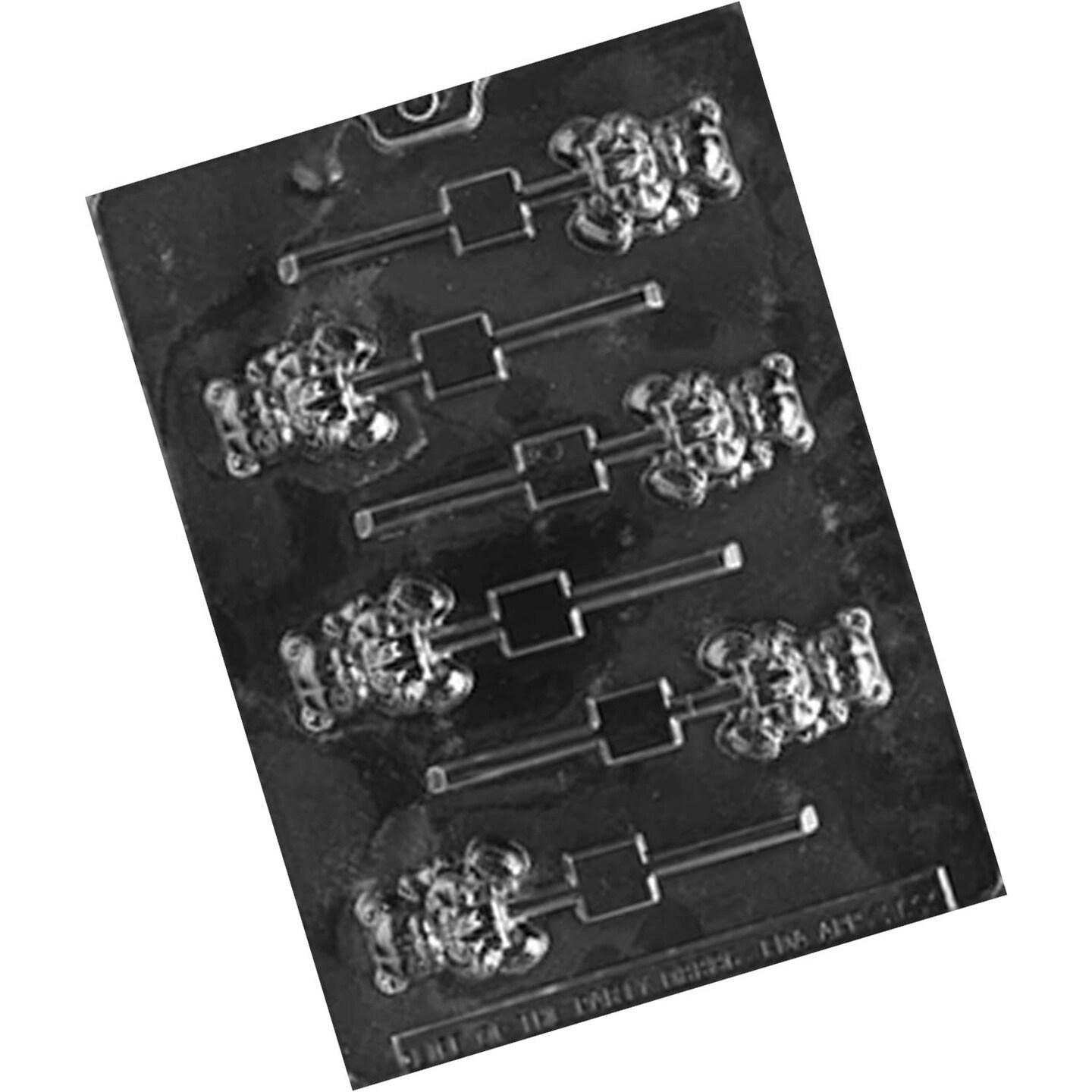 Small Bear with Present Chocolate Mold for Festive Treats