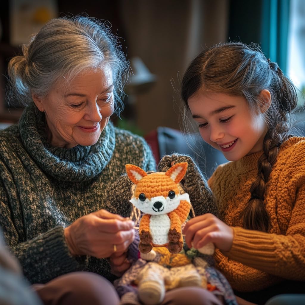 7-Piece DIY Crochet Kit for Beginners