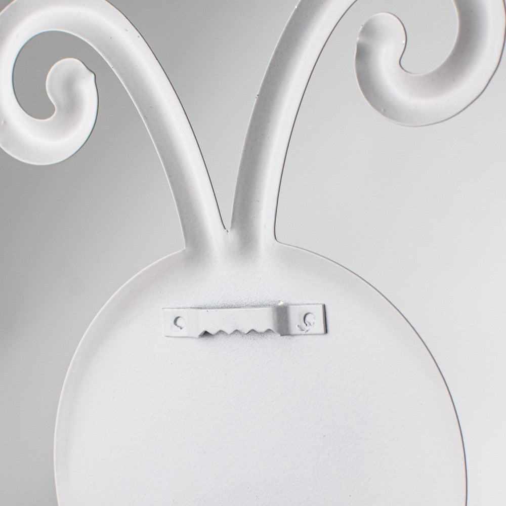 12&#x22; Metal Embossed Ladybug Hanger: Solid
