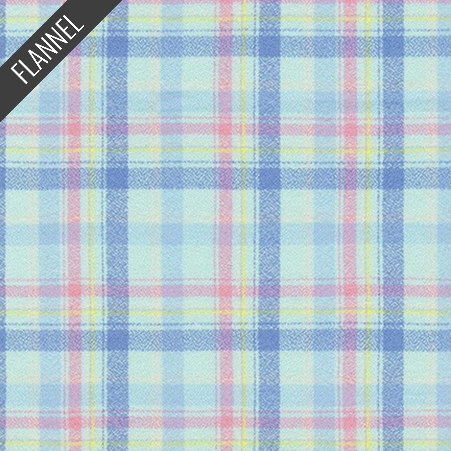 Mammoth Junior Modern Plaid Flannel in Pool (srkf-19840-370) | Mammoth Junior Flannel | RK House of Flannel | Robert Kaufman