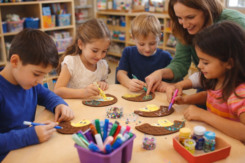 Baby Moshe Foam Shapes 40 Pack – Moses in Basket Craft Cutouts for Passover, Hebrew School & Jewish Classroom Projects