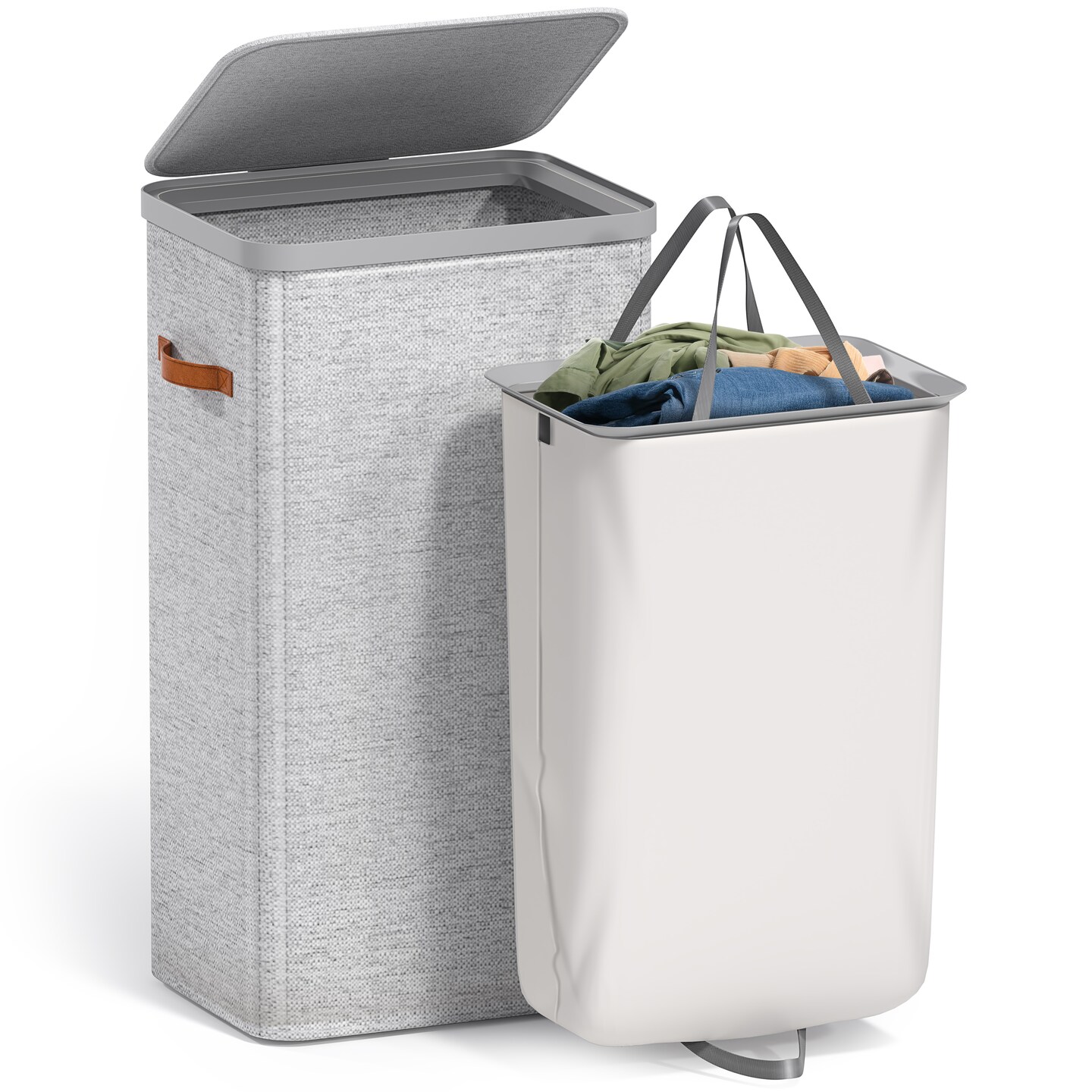 Sorbus Fabric Laundry Hamper - Collapsible Laundry Basket with Removable Laundry Bag