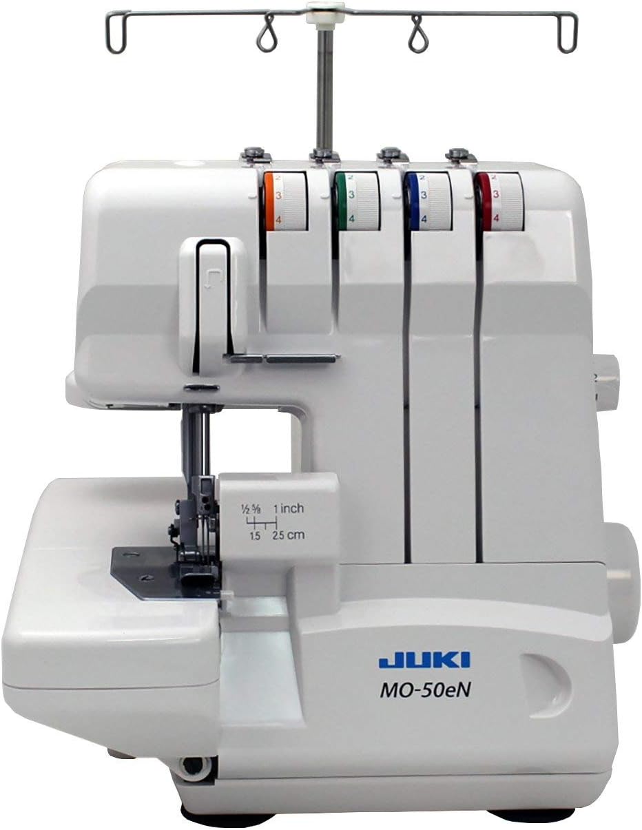 MO-50E, 3 or 4 Thread Serger, Lay In Tensions, Adjustable Differential Feed, Built In Rolled Hem, Automatic Lower Looper Threader, Retractable Upper Knife (MO-50E/UL)