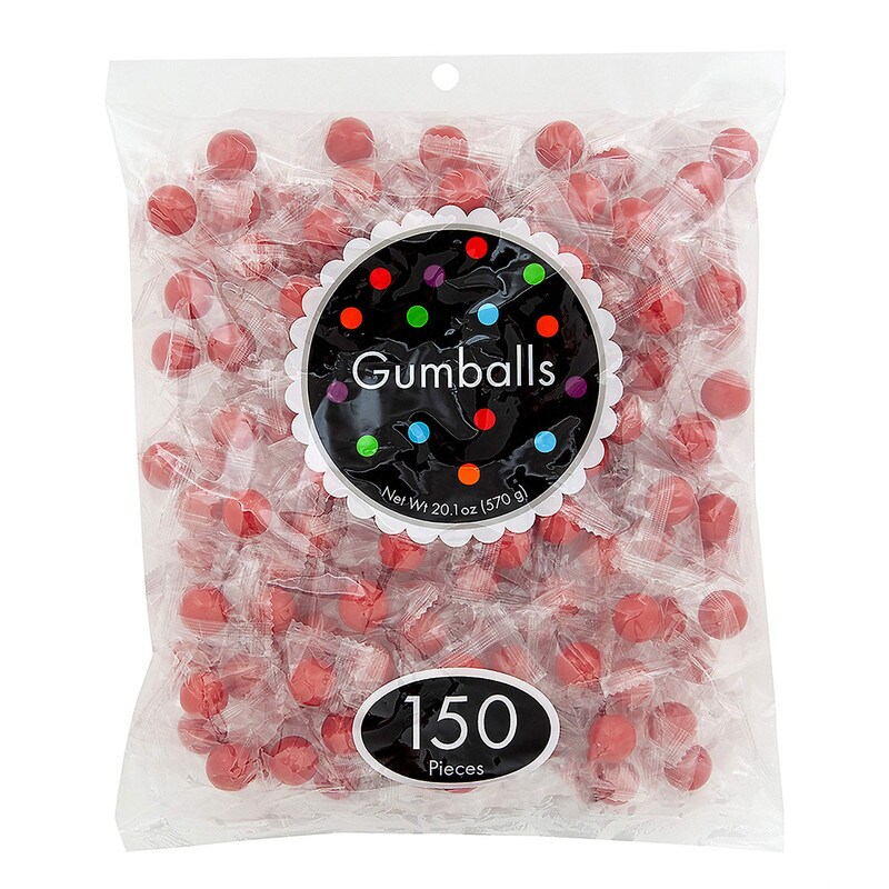 20.1 oz. Solid Color Gumballs 150 Individually Wrapped