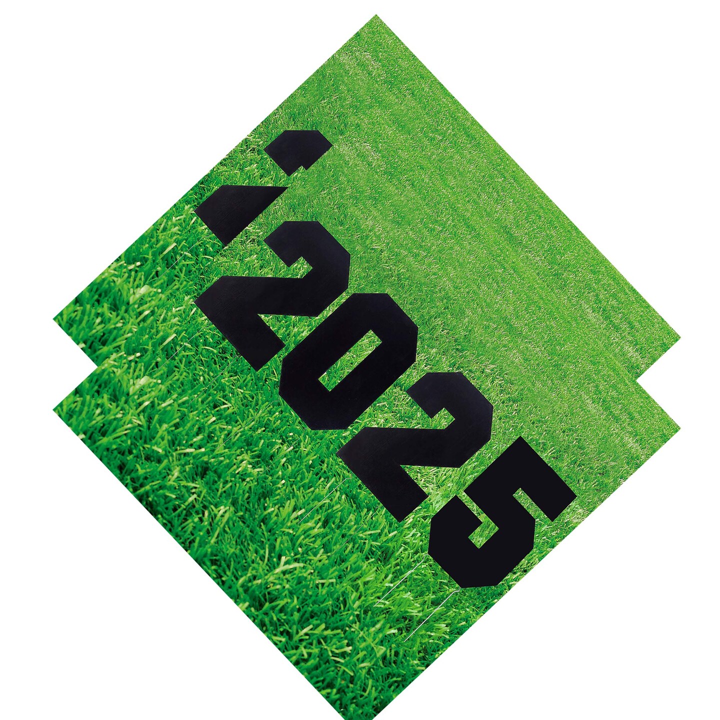 2025 Black Plastic Outdoor Yard Signs 12 1/2&#x22; x 25&#x22; Set of 4