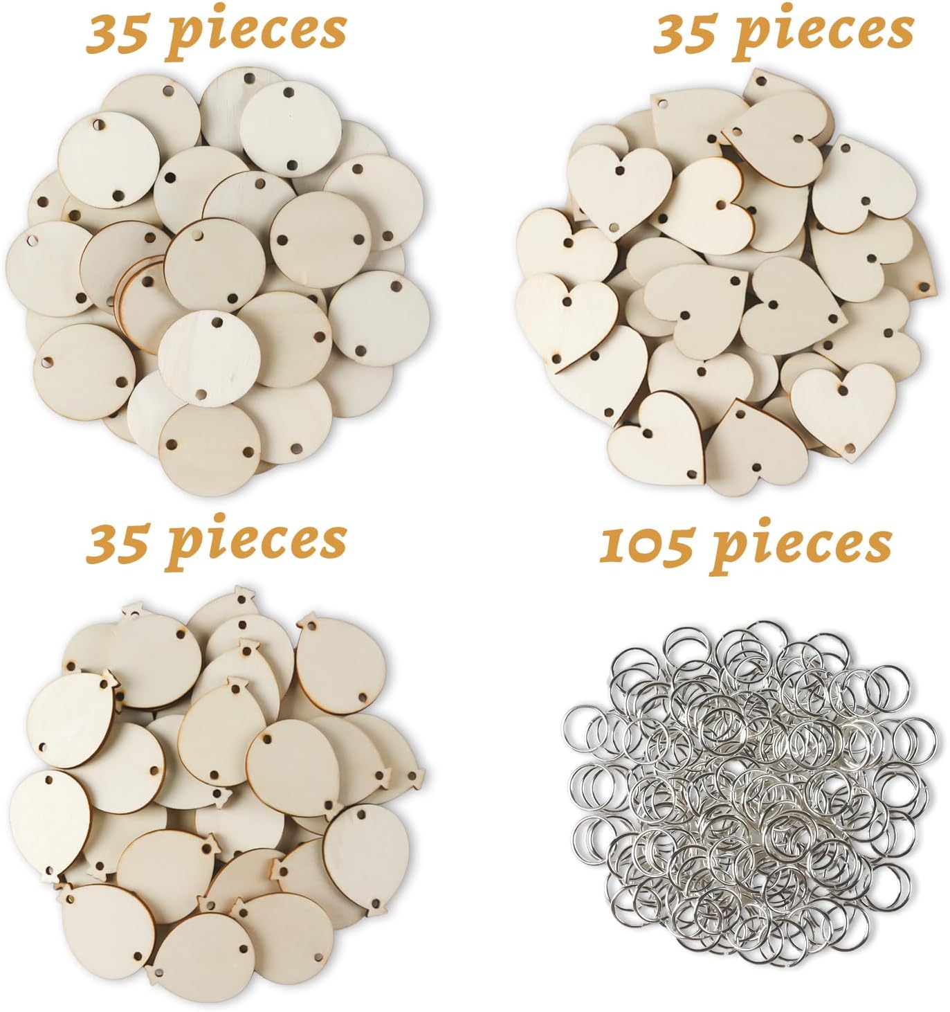 210 Pieces in Total for Family Sign Birthday Calendar,Family Birthday Plaque Tags Wooden