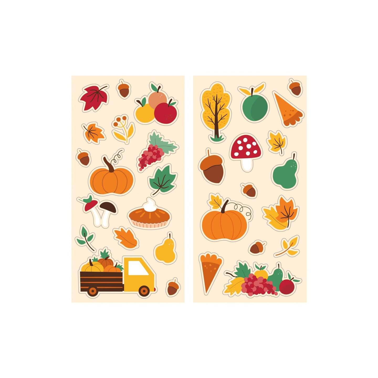 Fall Stickers (8/Pkg)