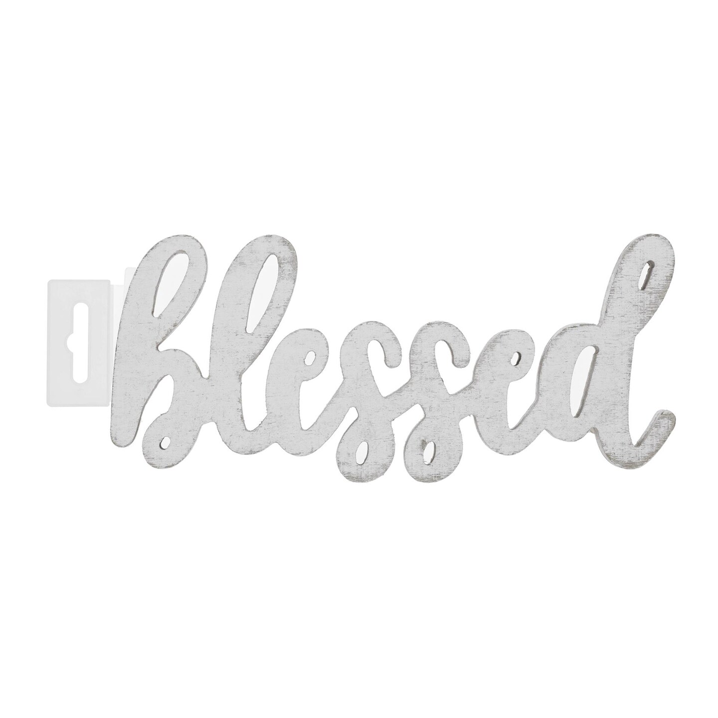 Hampton Art Wood Script, Blessed, 8 3/4"X 3 1/2"X 1/2", Wood Cutout, Word Cutouts For Crafts, Wooden Words For Crafts, Wooden Cut Out Letters, Laser Cut Words, Large Size