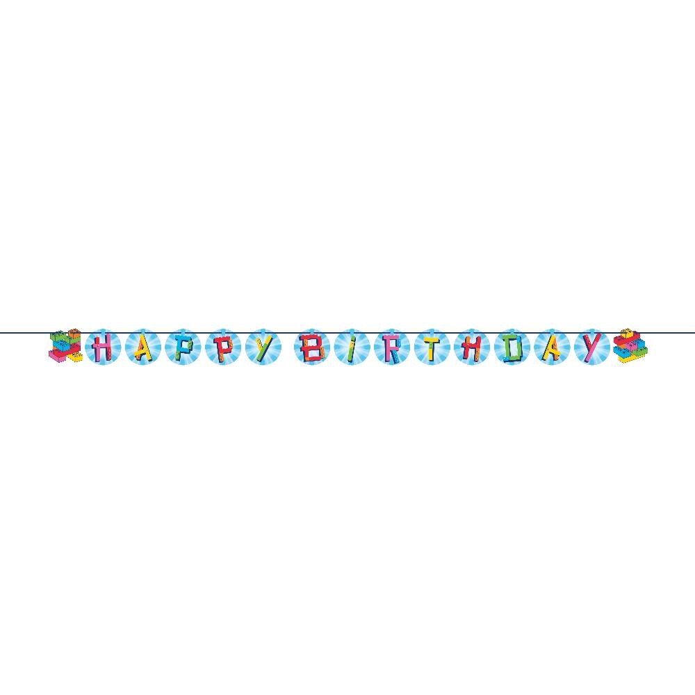 Bulk Pack of 2 Block Bash Ribbon Banners