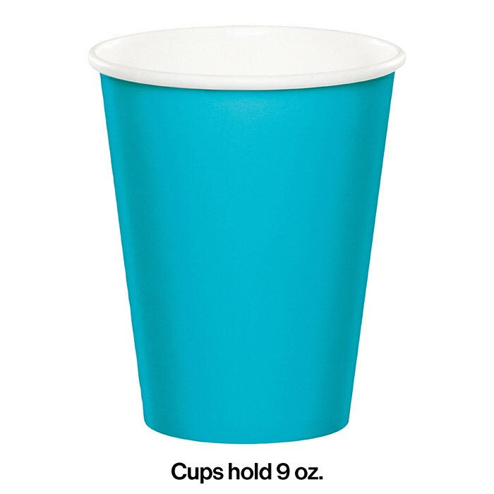 Bermuda Blue Hot/Cold Paper Cups 9 Oz (24/Pkg)