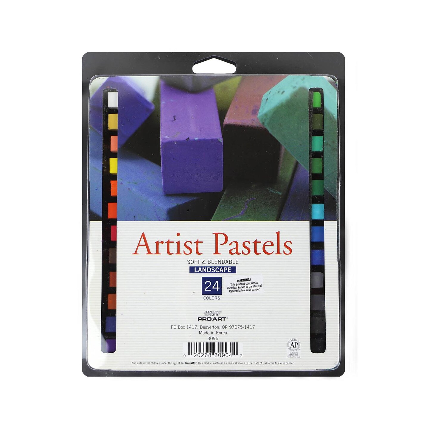 Pro Art Artist Pastels Square 24pc Landscape, Soft Pastels, Pastels for Artists, Soft for Artists, Chalk Pastels, Pastel Crayons, Pastel Chalk, Art Supplies