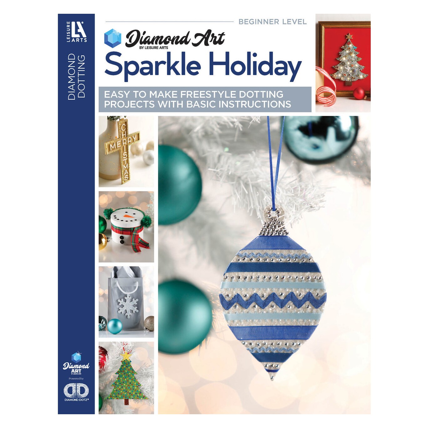 Diamond Art By Leisure Arts Sparkle Holiday Book Diamond Dotting Book