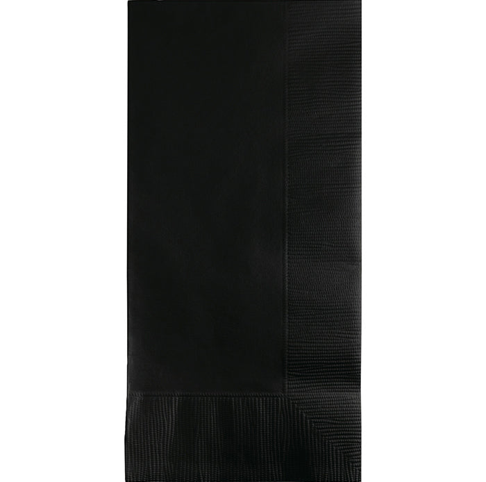 Black Velvet Dinner Napkins 2Ply 1/8Fld 100/Pkg