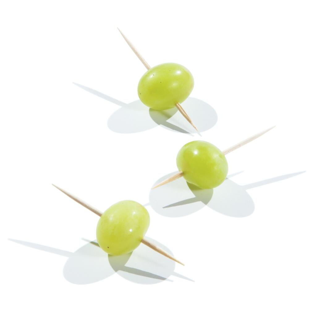 2.5&#x22; Wood Toothpicks in Dispenser, Natural (200/Pkg)