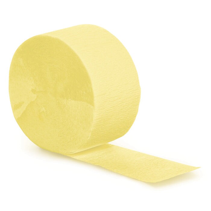 Mimosa Crepe Streamers 81 ft