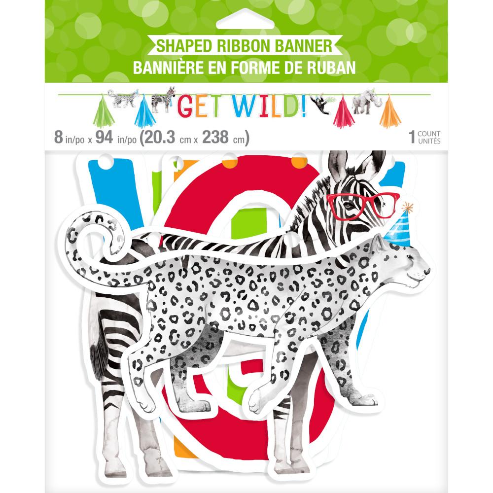 Party Animals Letter Ribbon Banner w/ Tassels
