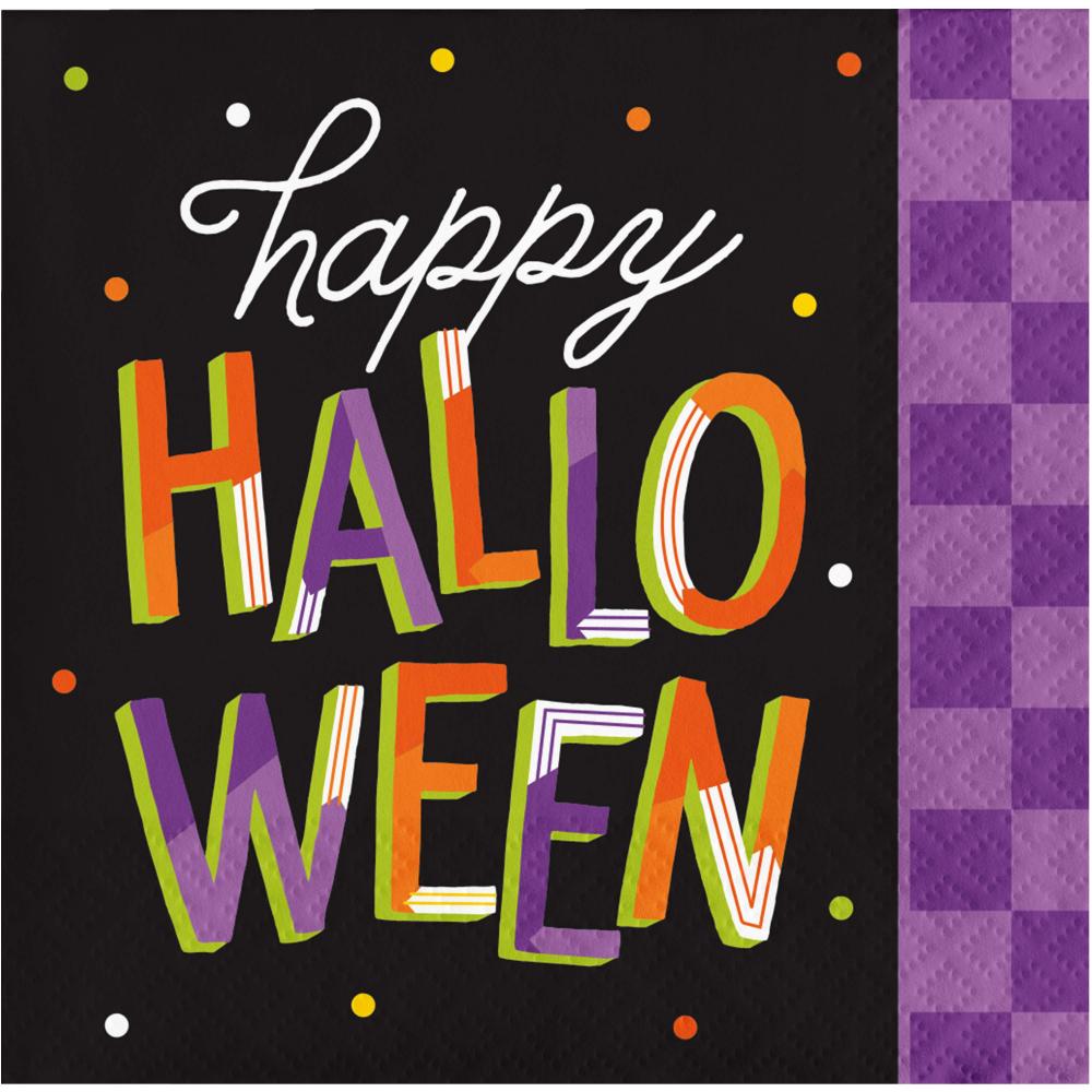 Retro Halloween Beverage Napkin (16/Pkg)