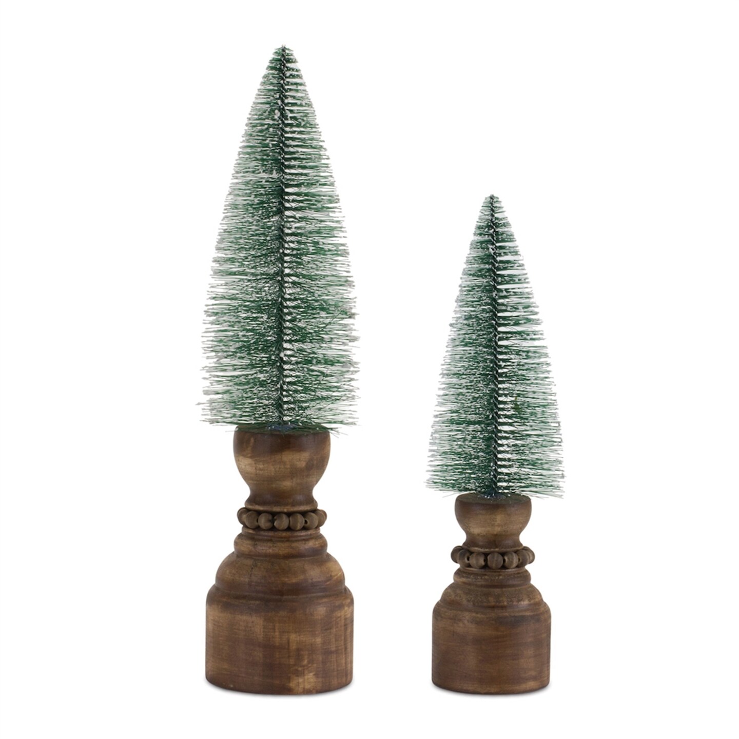 Melrose International Frosted Cookie Pine Tree (Set of 2) main image 0