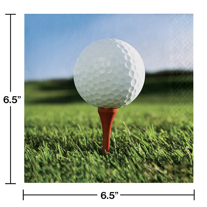 Golf Napkins (18/Pkg)