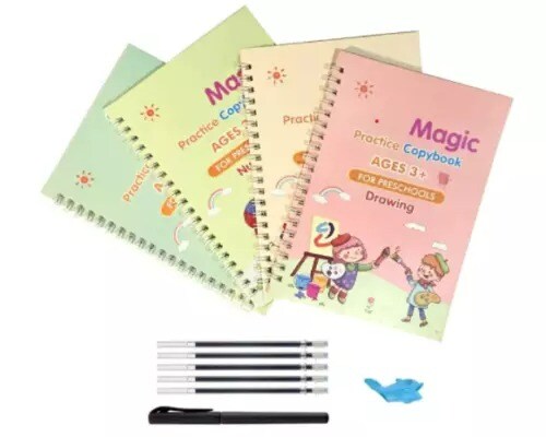 Magic Practice Copybook for Kids Children Handwriting Reusable Calligraphy Book