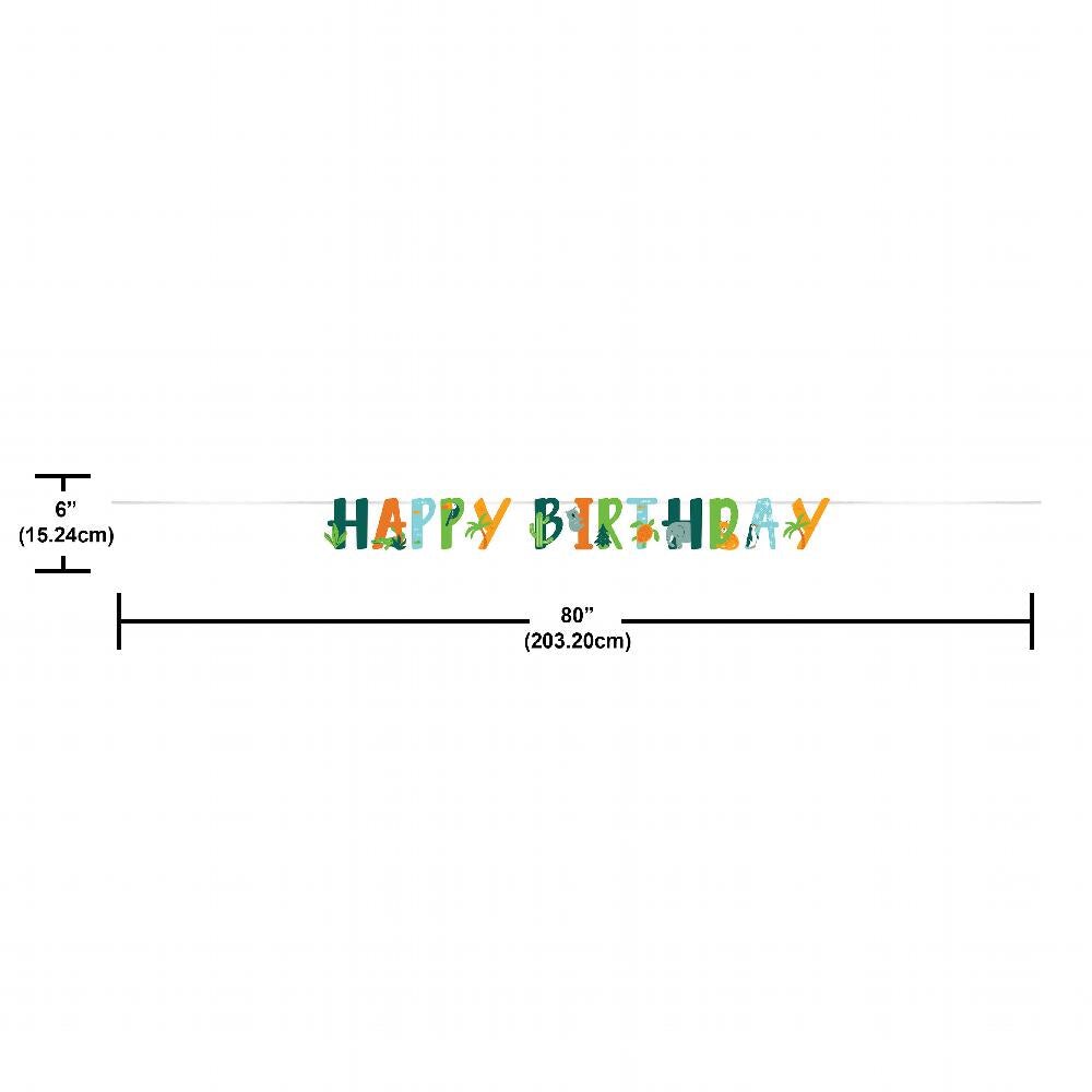 One-derful World Letter Banner