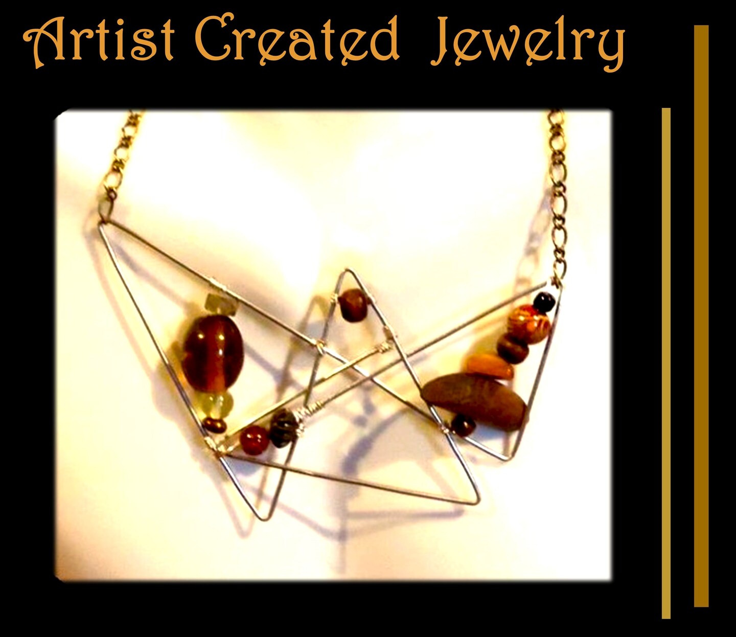 ADVANCED, Wire wrapping, Abstract Necklace Class