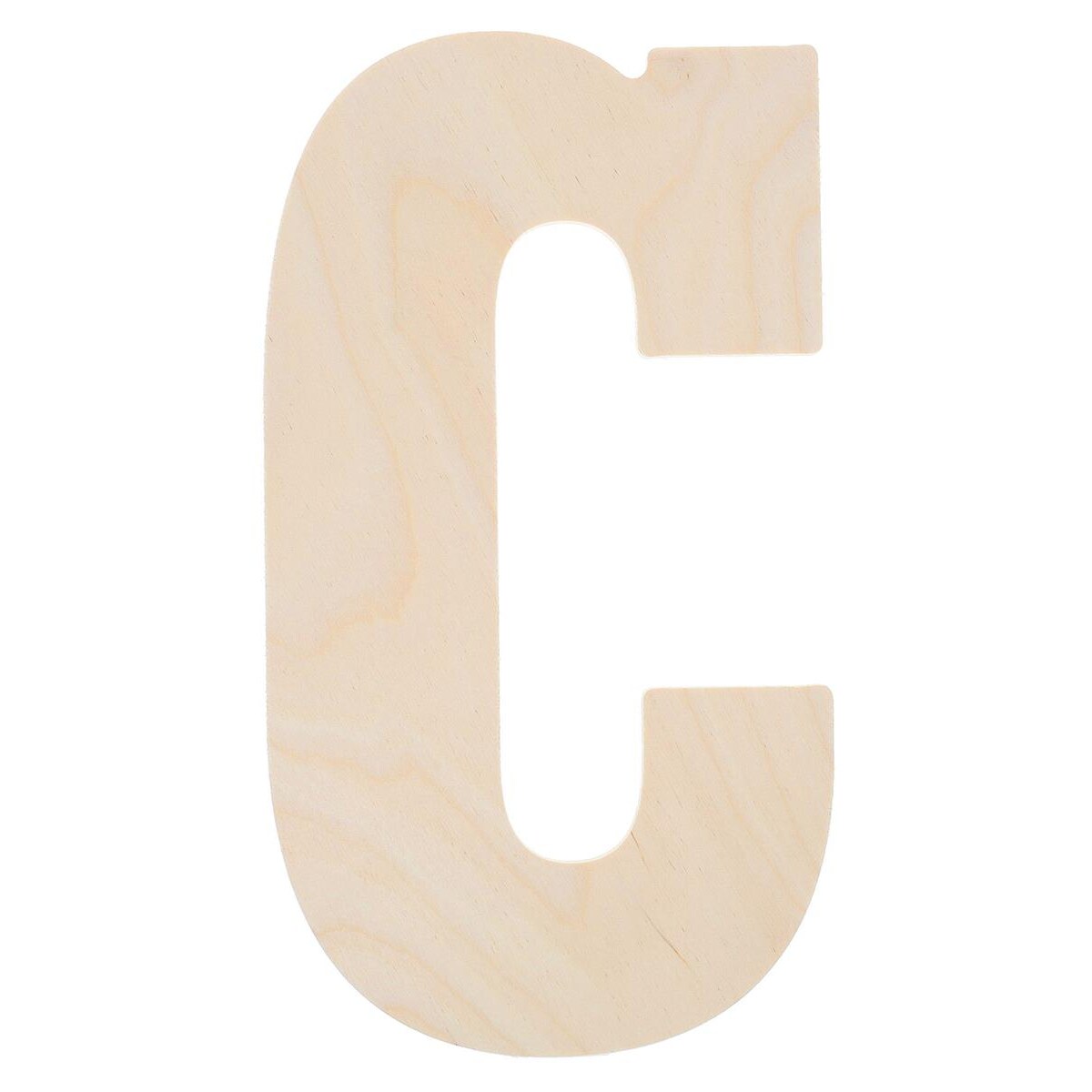 Good Wood By Leisure Arts Letter 13" C, Wooden Letters, Wood Letters, Wooden Letters Wall Decor, Large Letters 13 Inch, Small For Crafts