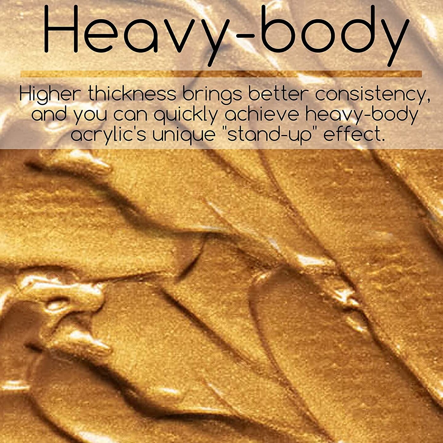 MEEDEN Metallic Acrylic Paint, Set of 12 Vibrant Colors Acrylic Tubes 0.74oz/22ml, Heavy Body Non Toxic Art Craft Paints for Artists, Kids &#x26; Beginners, Art Supplies for Canvas Wood Rocks Painting