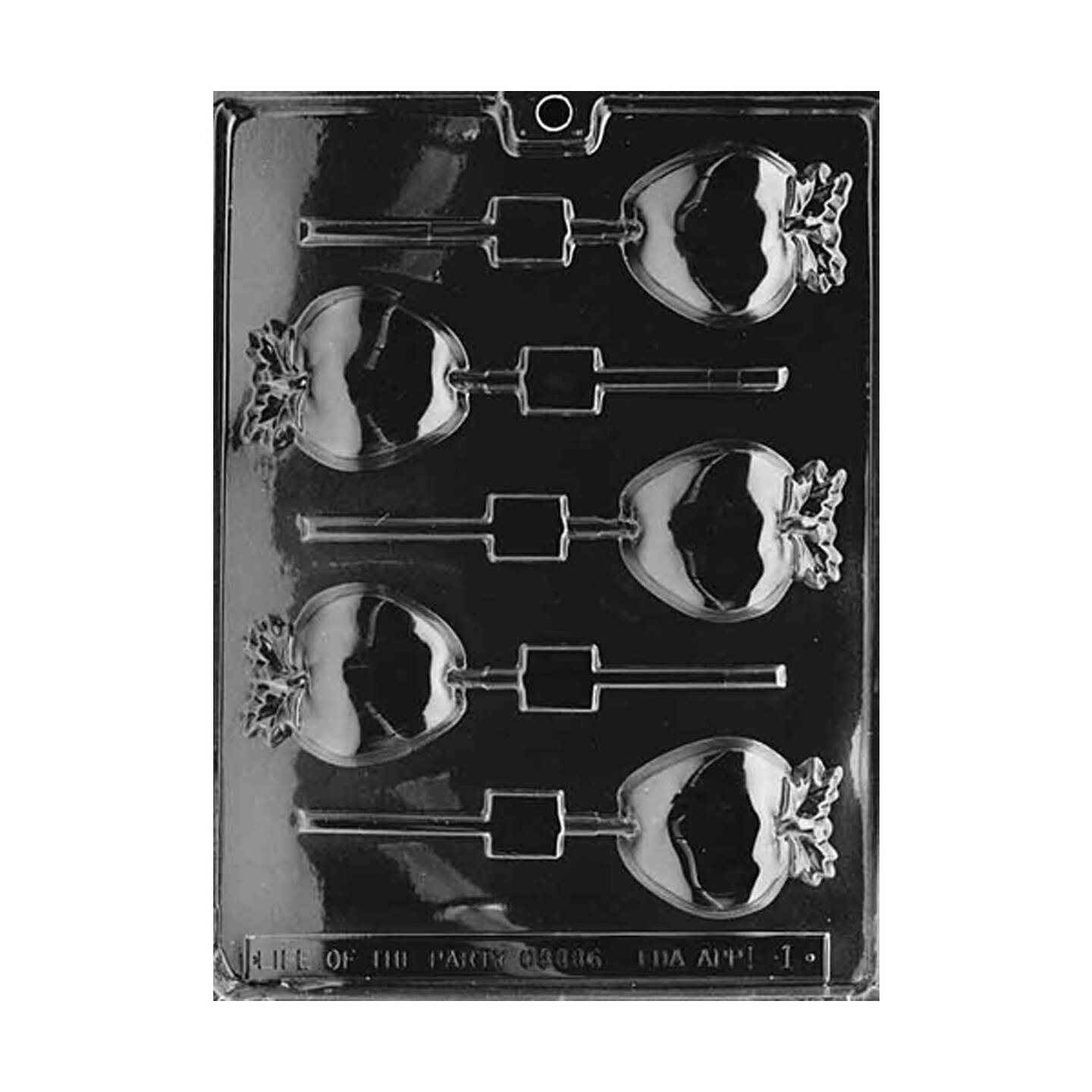Apple Lolly Chocolate Mold