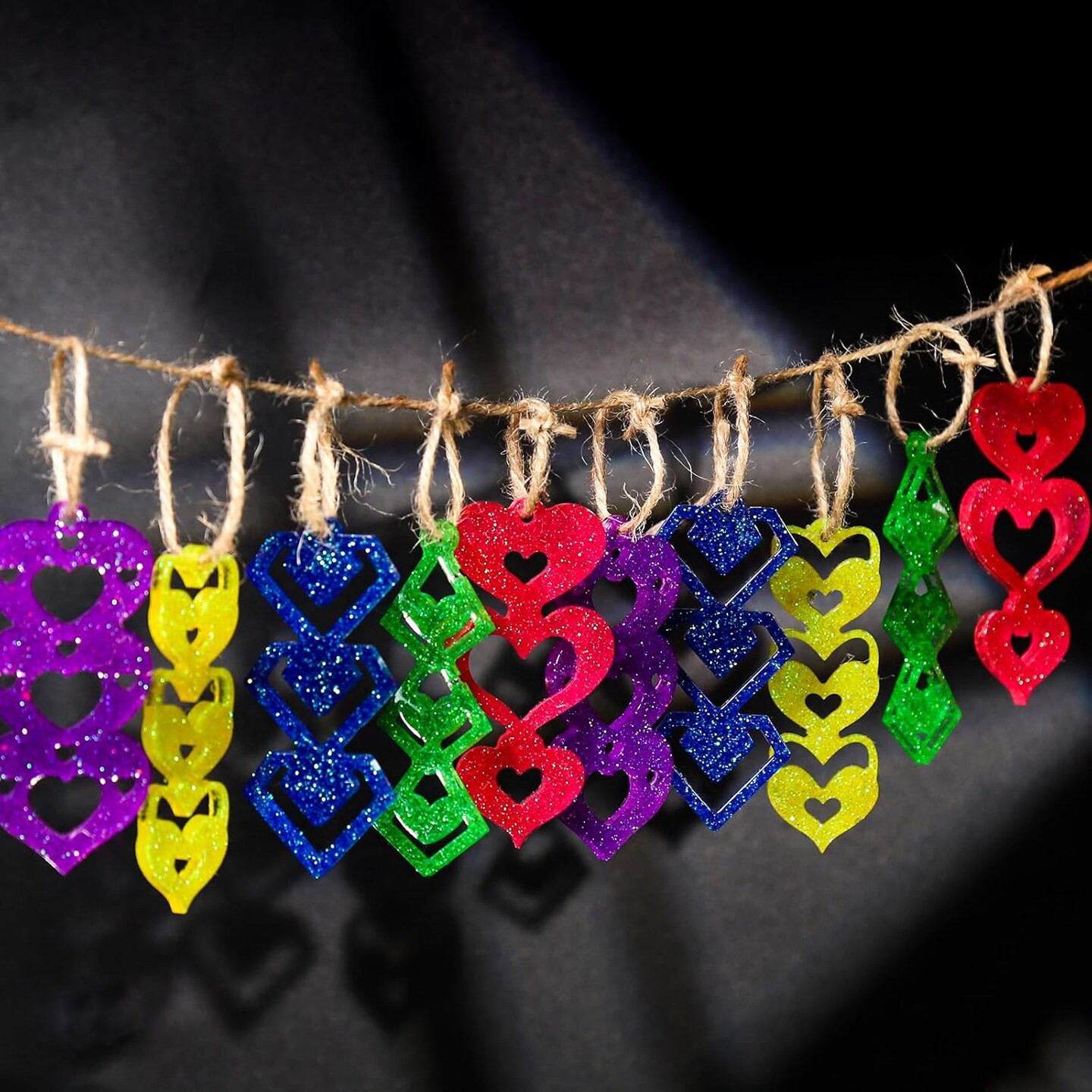 18-Pack Fine Glitter Set – 15g Jars for Resin, Crafts, Nail Art & Body Glitter