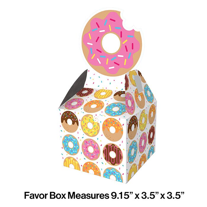 Donut Time Favor Boxes (8/Pkg)