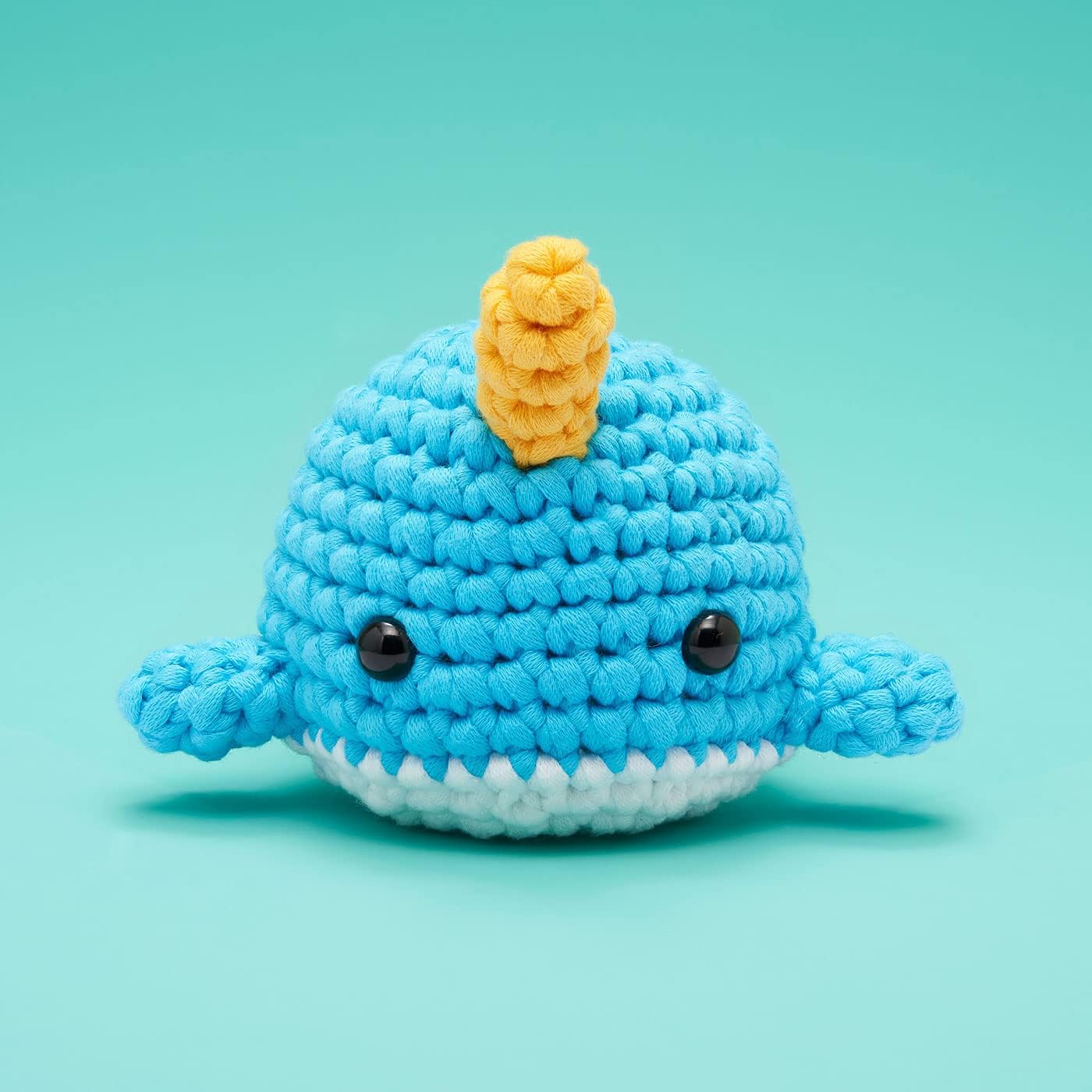 Crochet Kit for Beginners - Easy Arts and Crafts Knitting & Crochet Animals Kit As Seen On Shark Tank - Bjørn The Narwhal