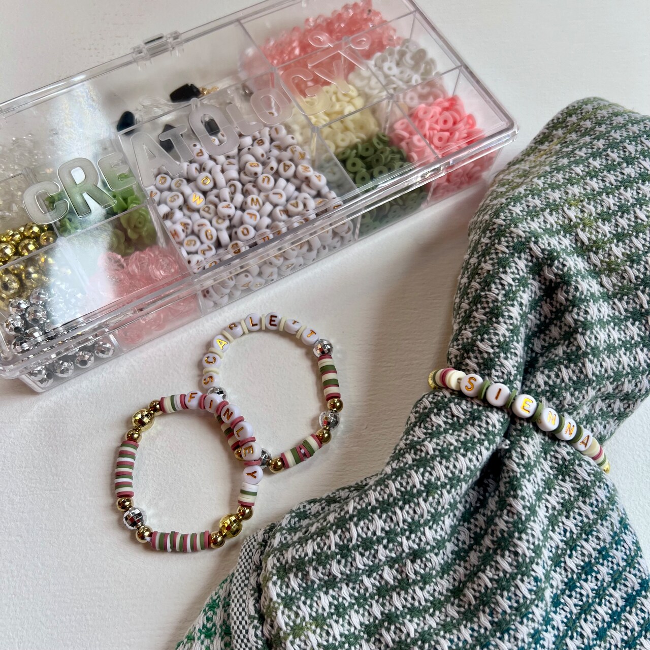 Kids Club: Personalized Beaded Napkin Rings