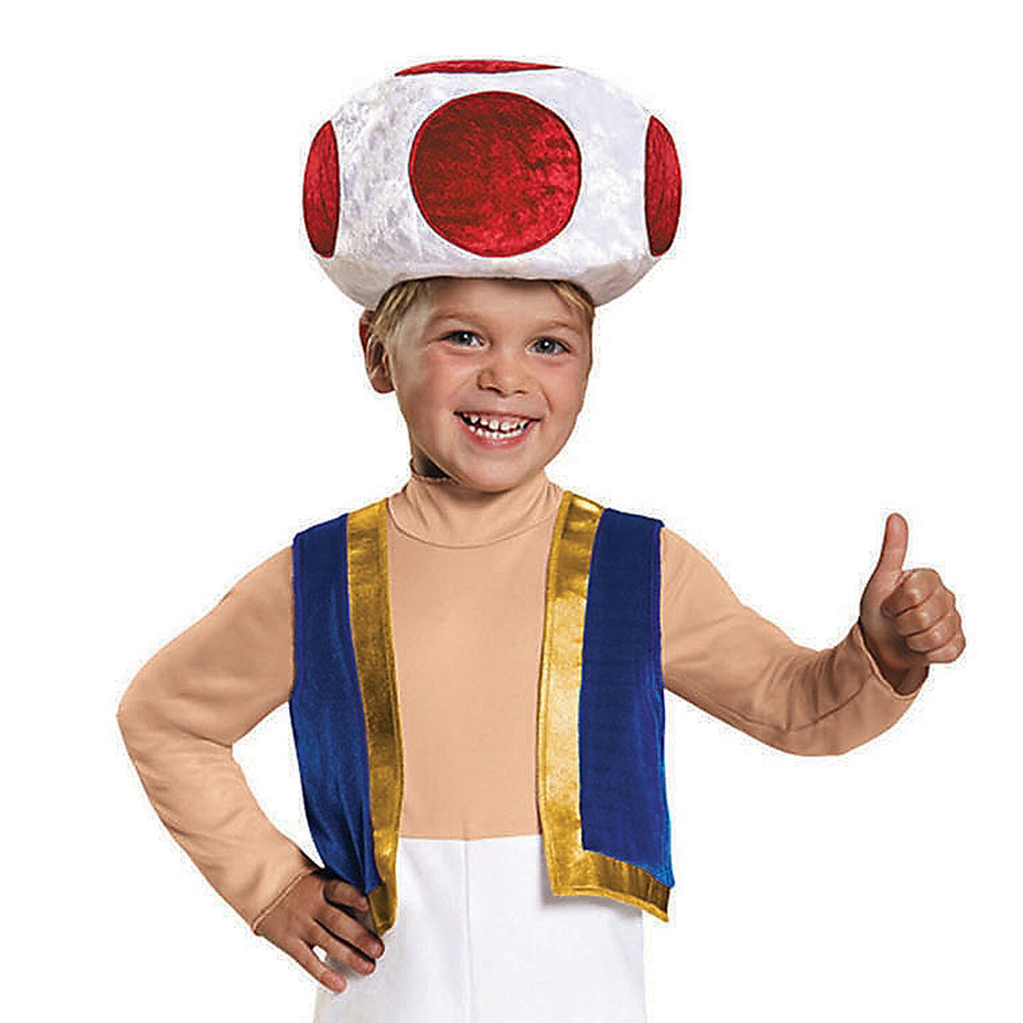 Super Mario Toad Toddler Costume