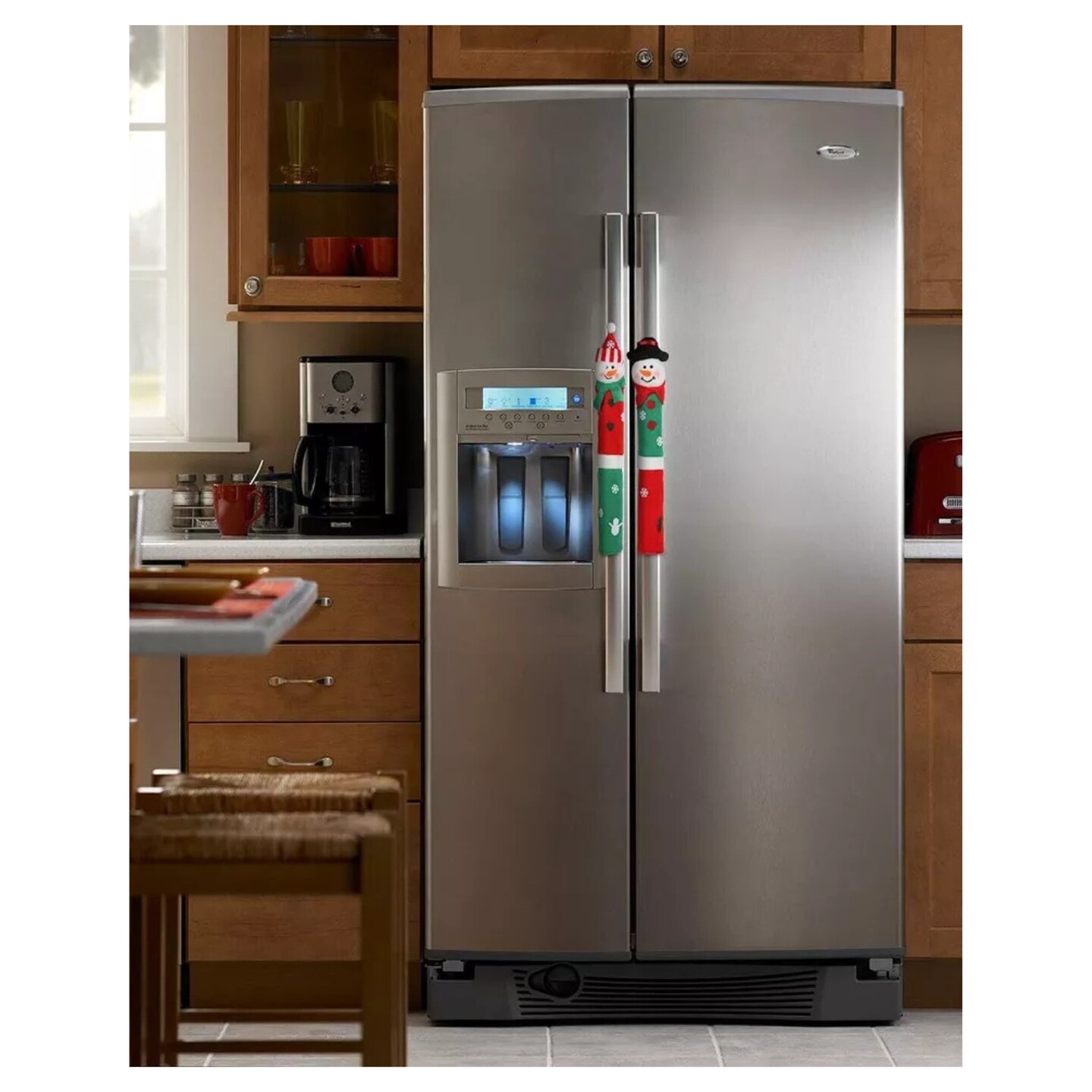 Kitcheniva Refrigerator Handle Covers Christmas Decorations