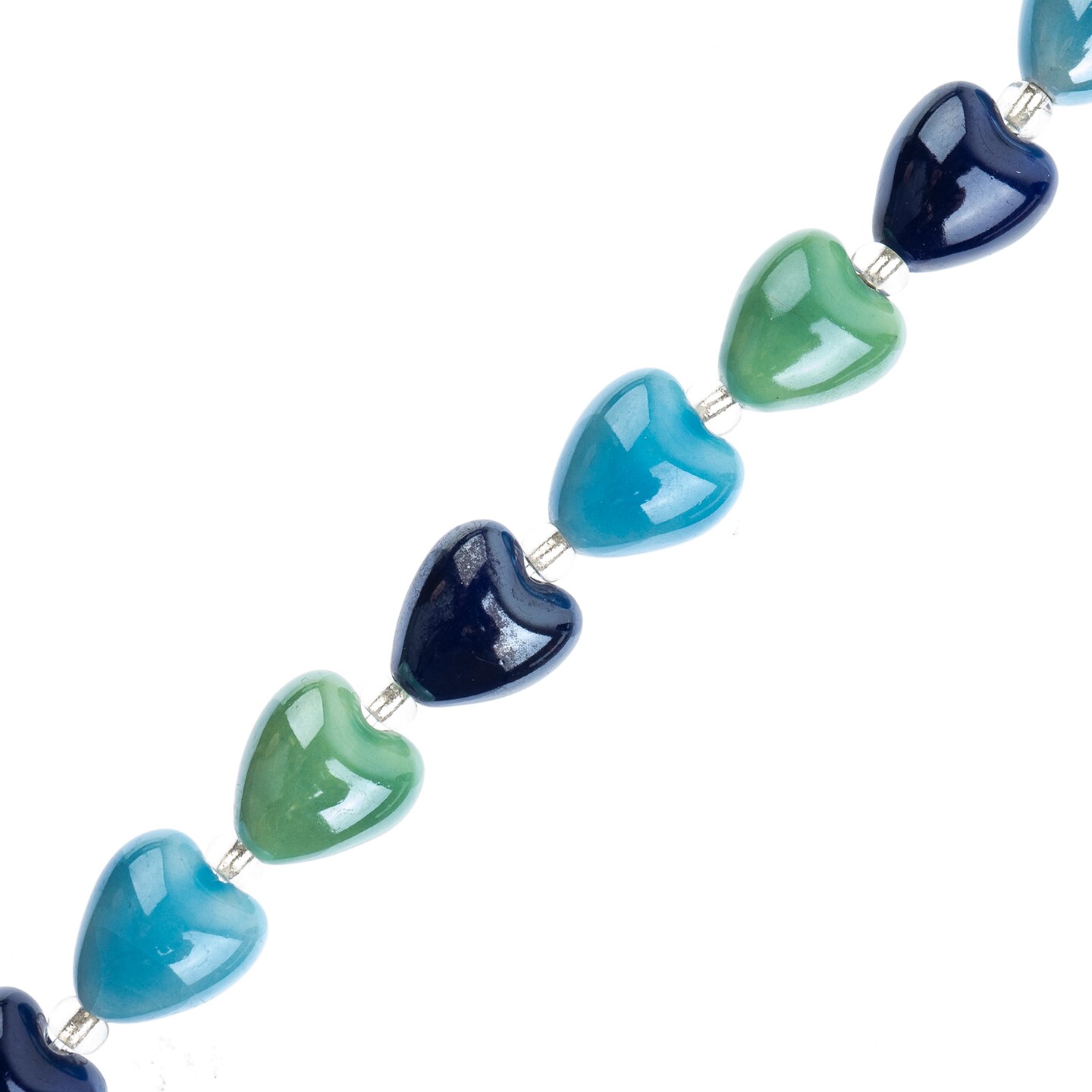 Crystal Lane DIY 7&#x22; Designer Glass Focal Bead Mix Strand