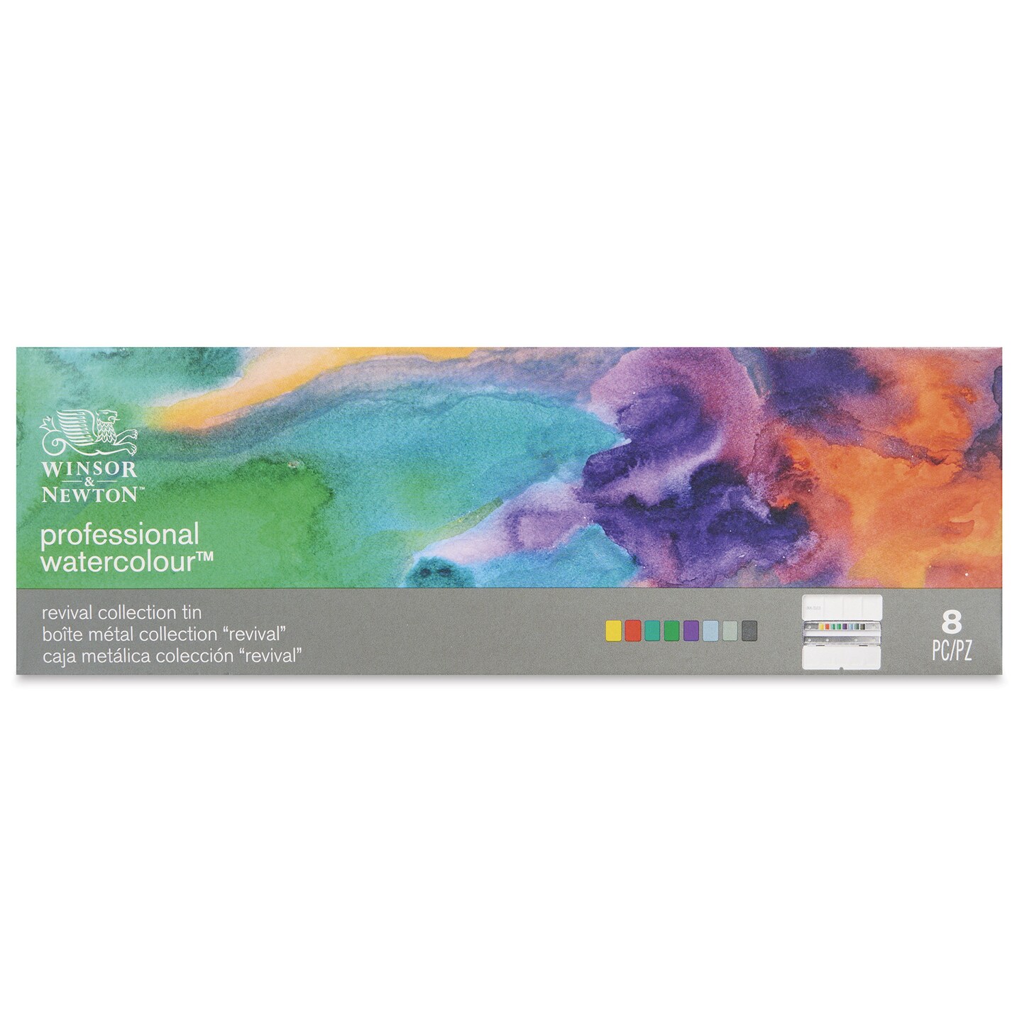 Winsor newton professional watercolor set of 8 revival collection