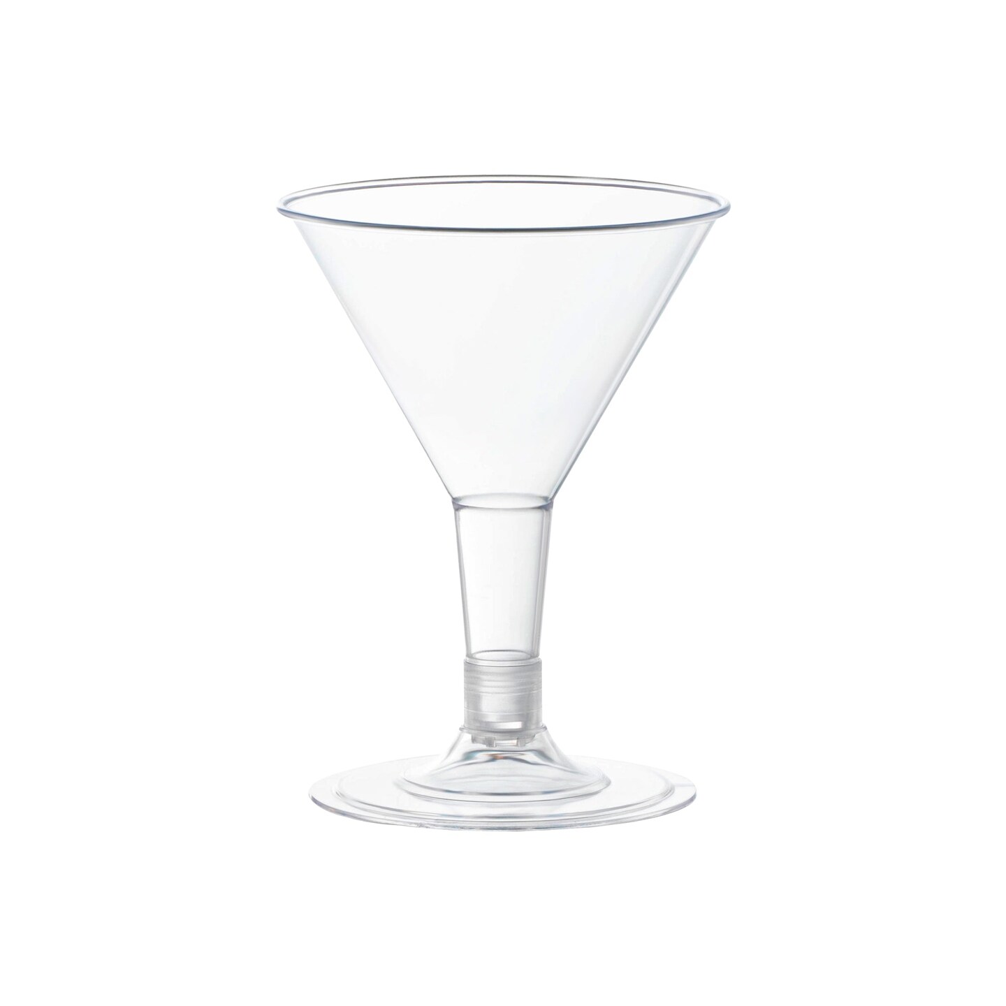 Clear Plastic Mini Martini Shot Glasses - 2 oz. (192 Glasses)