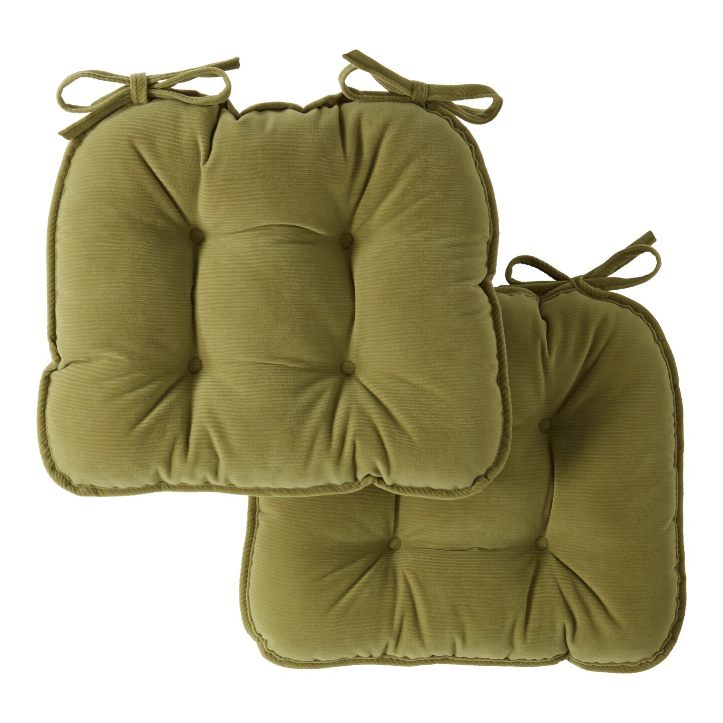 Corduroy Dining Chair Pads (Set of 2)