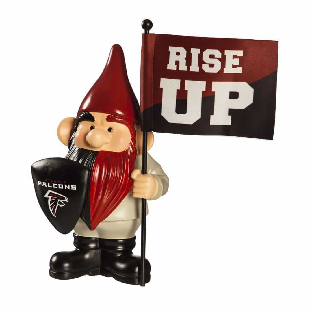 Atlanta Falcons Gnome with Flag Rise Up