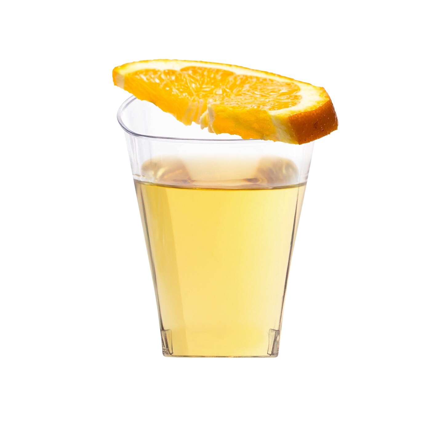 Clear Square Plastic Shot Glasses - 2 oz. (960 Glasses)