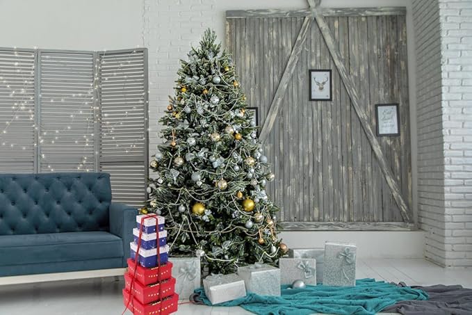 Gift Boxes with Lids Xmas Nested Box Set Red Blue Square Stackable Gift Box for Christmas New Year Packaging