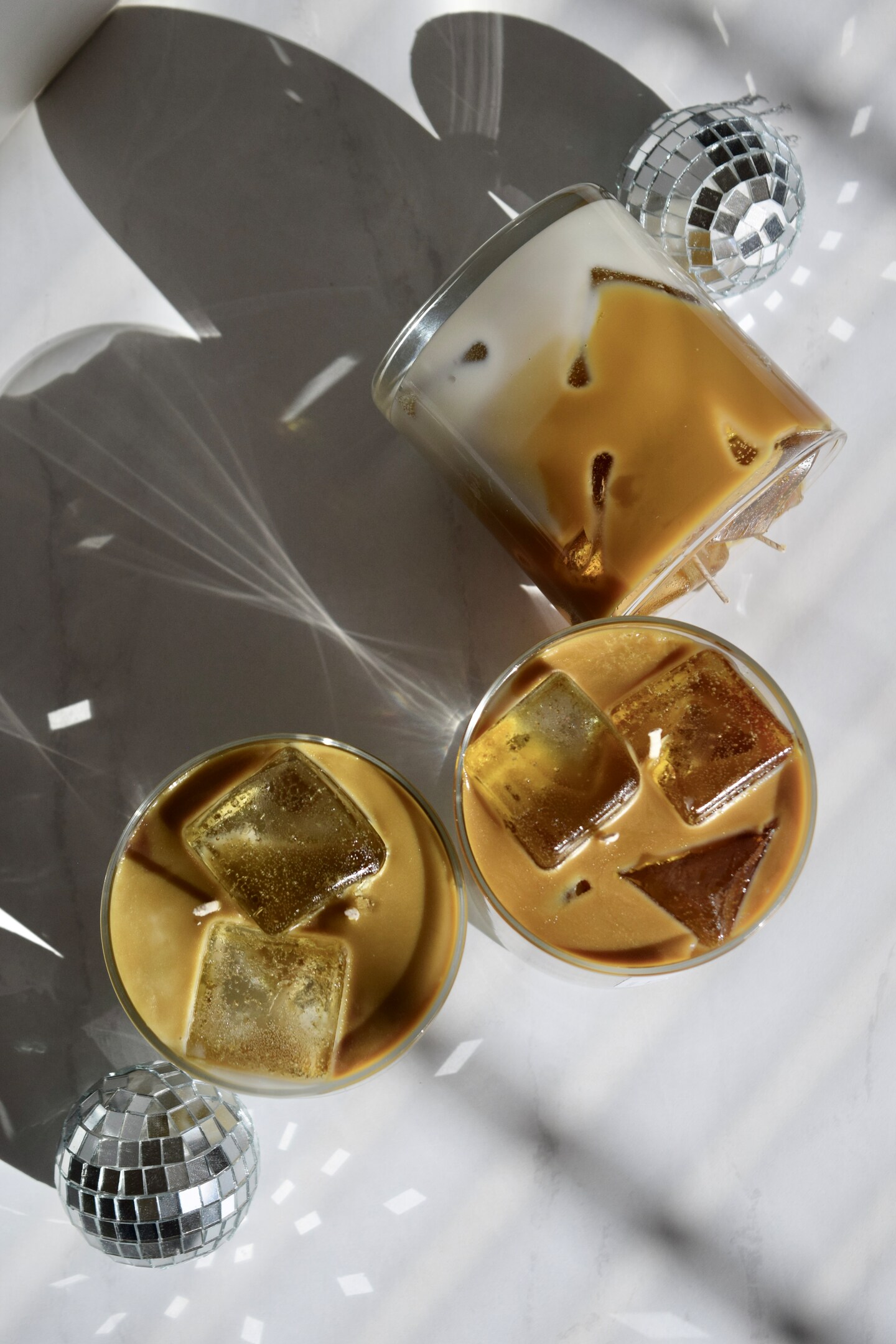 Iced Coffee Soy-Gel Wax Candle - Bar Cart Decor - Coffee