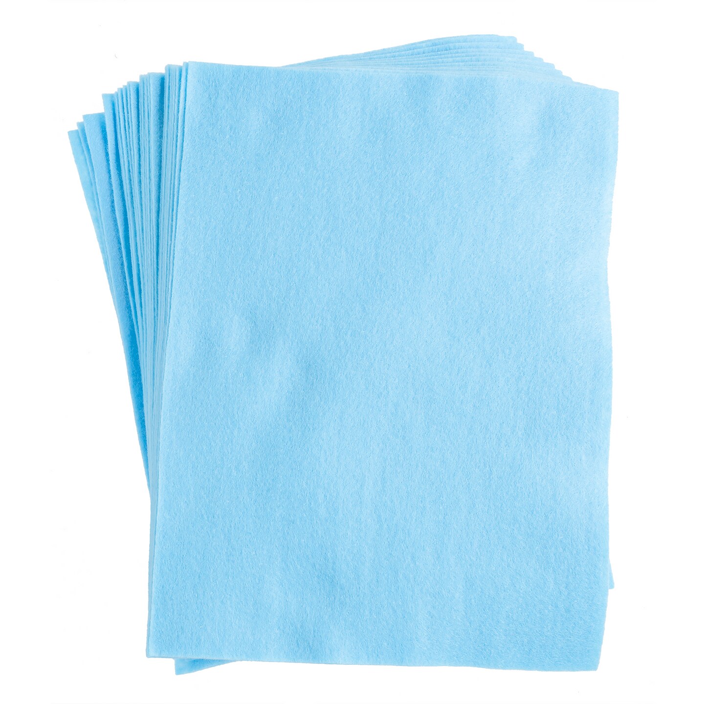 John Bead 9&#x22; x 12&#x22; Basic Craft Felt Sheets, 25pcs
