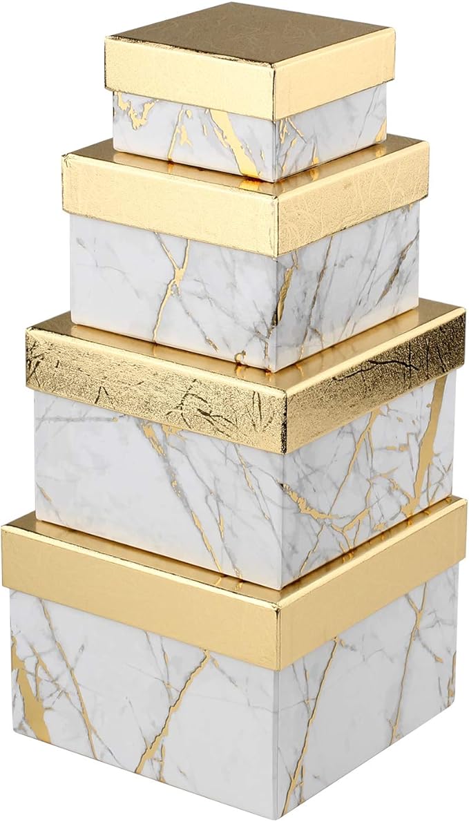 Gift Box Assorted Sizes Nesting Gift Boxes for Presents Birthday Bridesmaid Wedding Valentines Christmas Party Favor Boxes