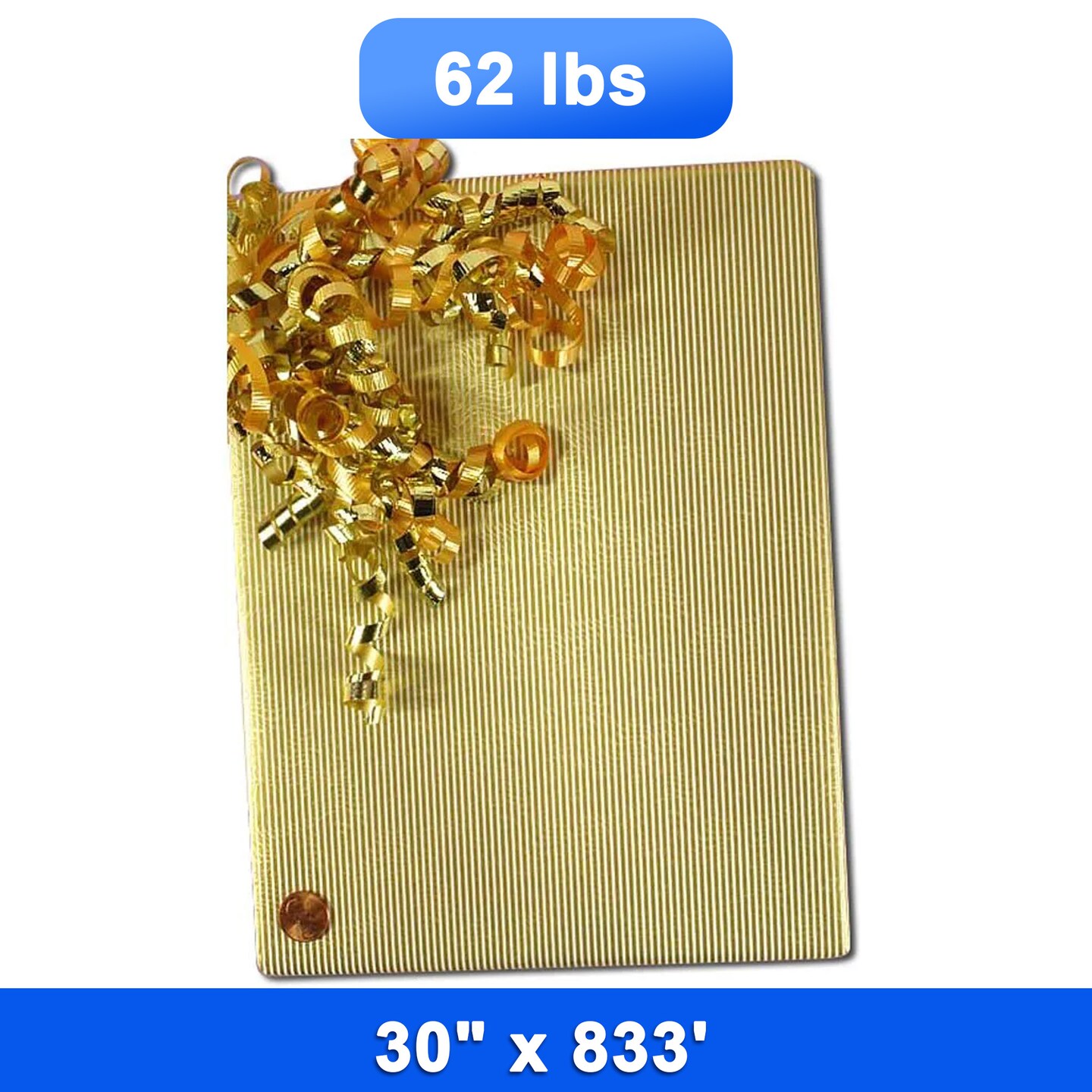 Heavy Duty Striped Roll 30&#x27;&#x27; x 833&#x27; 62 lbs
