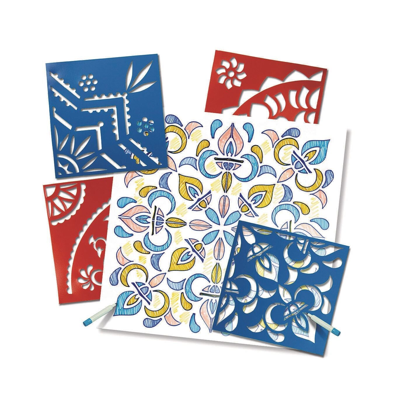 Rangoli Mega Stencils (Pack of 4)